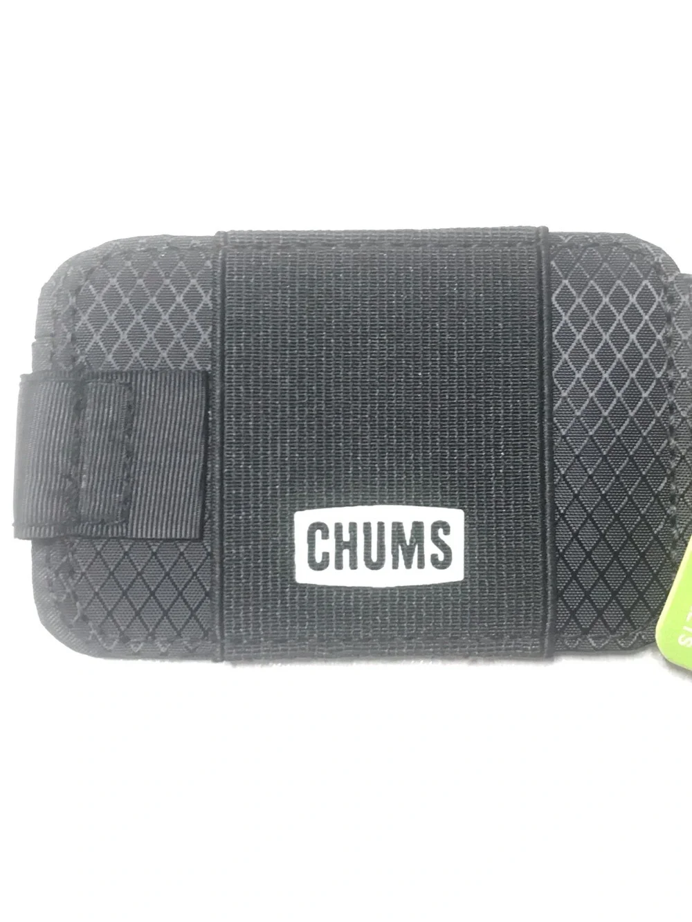 Chums Bandit Bi-Fold Wallet Mens Black RFID Blocking ID Window Magnetic Closure